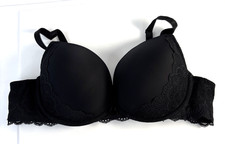 Torrid Curve Black Lace Underwire Bra Size 44B Push Up