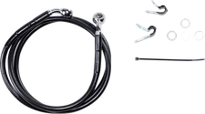 Harley Drag Specialties 1741-2535 Extended Stainless Steel Front Brake Line Kit