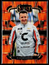 AJ Allmendinger 2024 Panini Select #83 Orange Flash Prizms Kaulig Racing Nascar
