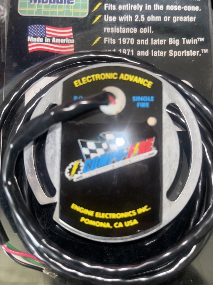 Módulo de encendido Harley Davidson Compu-Fire Elite 1 Big Twin y Sportster 70 encendido Foto 4 de 4