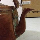 RARE ANTIQUE SMALL COPPER TEA KATTLE, 7 1/3" T W/HANDLE & 7" WIDEST, 1.8 LBS — photo 5