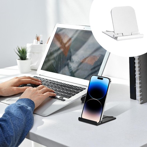 Foldable Tablet Stand Folding Smartphone Bracket Holder Portable Attractive - Afbeelding 7 van 12