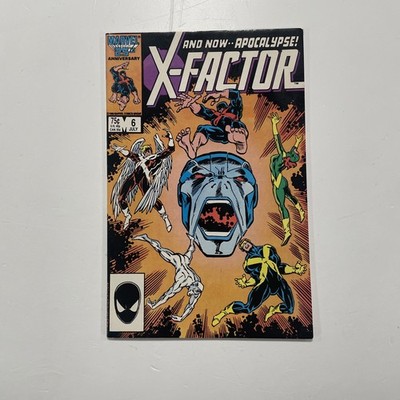 X-factor #6 1986 FN/VF 1st Full Appearance of Apocalypse (3)