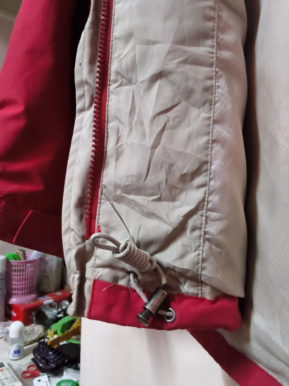 BLACK YAK Gore-Tex 2-Ply Waterproof Hooded Jacket Men's L/XL Red Gorpcore Shell image 5