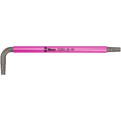 Wera 967/9 Torx L-Key T15 - Color-Coded, Easy-Grip Plastic Sleeve, Includes