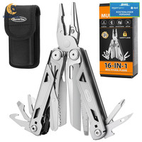 Multitool 16 In 1 Multifunktionszange Mit Schere Messer SäGe Schraubendreher