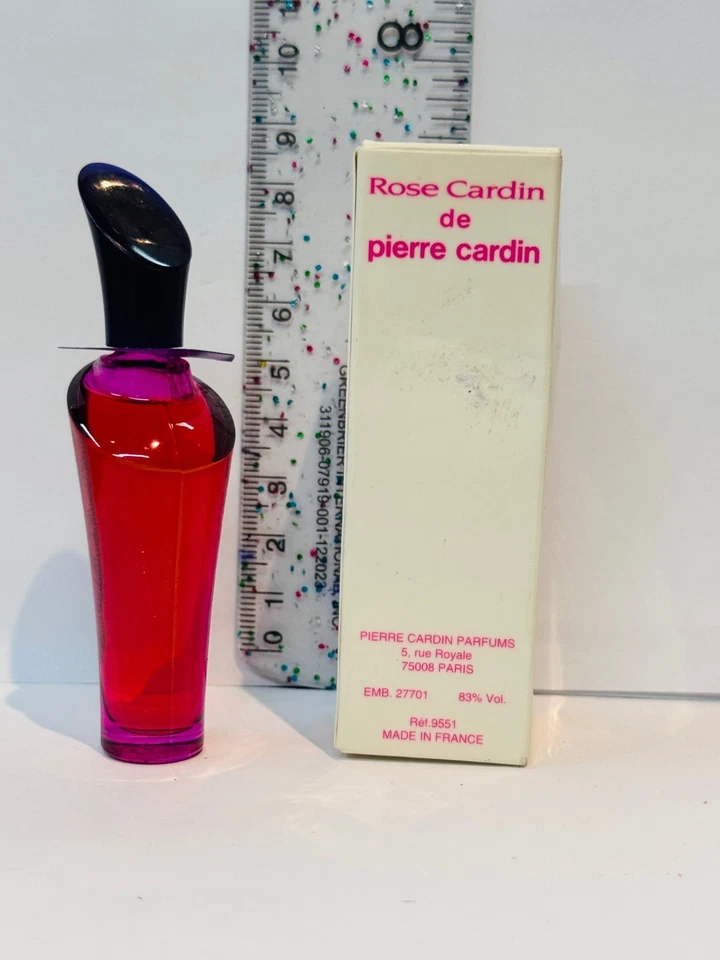 ROSE CARDIN por Pierre Cardin 7,5 ml/0,25 OZ Eau de Toilette Mini NUEVO EN CAJA VINTAGE Foto 2 de 4