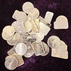 FAST FREE?Lot of 4? 1 Gram Silver Rounds/Bars & Miscellaneous .999 Fine Silver