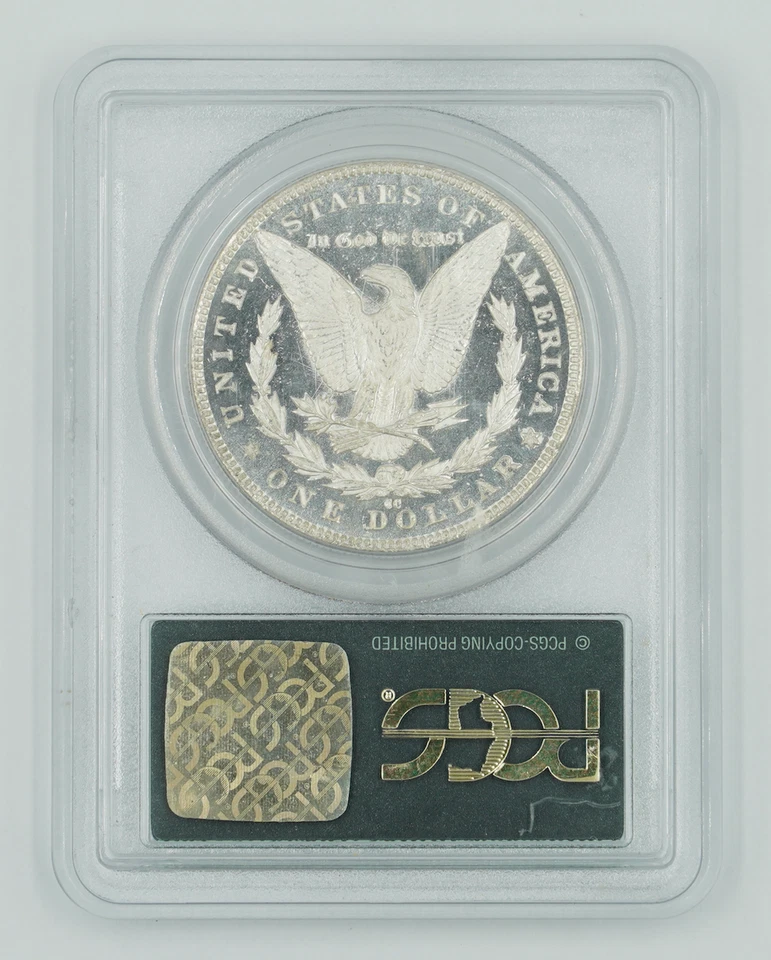 1883-CC PCGS & CAC DMPL Morgan Silver Dollar Old Green Holder - Image 2 of 3