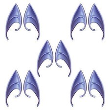 5 Pair Jake Sully Neytiri Cosplay Latex Elf Elven Ears Halloween Party Adult DIY