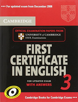 Cambridge First Certificate in English 3 for Updated Exam... - Cambridge ESOL