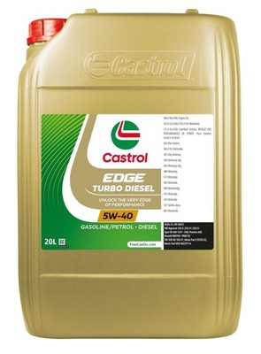 Castrol EDGE Turbo Diesel 5W-40 / 20 Liter Kanister + Auslaufhahn