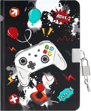 Girls Diary with Lock - 7" Unicorn Kids Secret Diary Journal with Two Keys