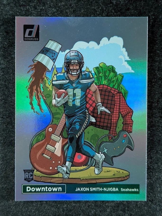 2023 Panini Donruss JAXON SMITH-NJIGBA Rookie RC Downtown Seattle Seahawks #D-15