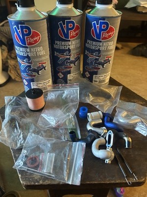 Sealed VP Racing Premium Nitro fuel, 20% nitro, 9% oil extra nitro parts. 