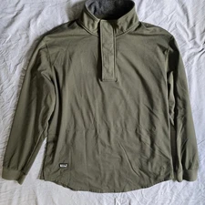 BYLT Premium Elite Fairway Pullover Men's XL Shirt Olive Green Golf Fitness Tech