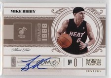 2010-11 Playoff National Treasures Signatures /99 Mike Bibby #53 Auto 1l8x
