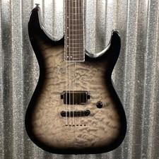 ESP LTD M-1001 NT Quilt Top Charcoal Burst Guitar M1001NTQMCHB #0203 Used