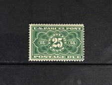USA Scott # JQ5 Fine OG HR 25c Parcel Post Postage Due Stamp Cat $70