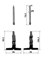 ATE ZubehöRsatz BremsbeläGe Hinten (13.0460-0231.2) FüR Mercedes-Benz C-Klasse