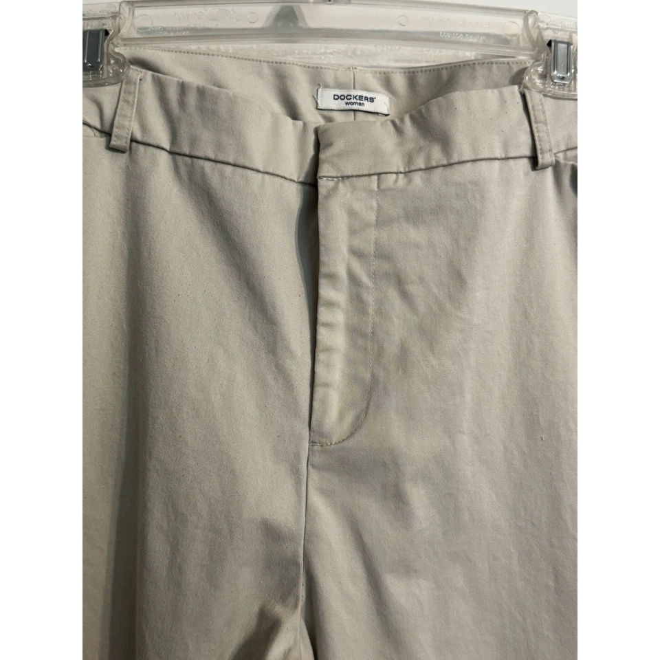 Dockers Pants Womens 22W-24W? See Photos For Measurements Chino Wide Leg Stretch - Image 2 of 4