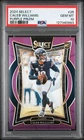 2024 Panini Select Caleb Williams TRUE PURPLE PRIZM Rookie Card 39/75 PSA 10