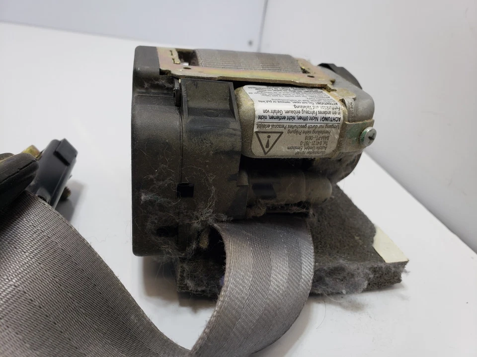 ✅ 99-04 OEM Volkswagen Eurovan MV dianteiro esquerdo retrator de cinto de segurança para motorista com acabamento - Imagem 3 de 4