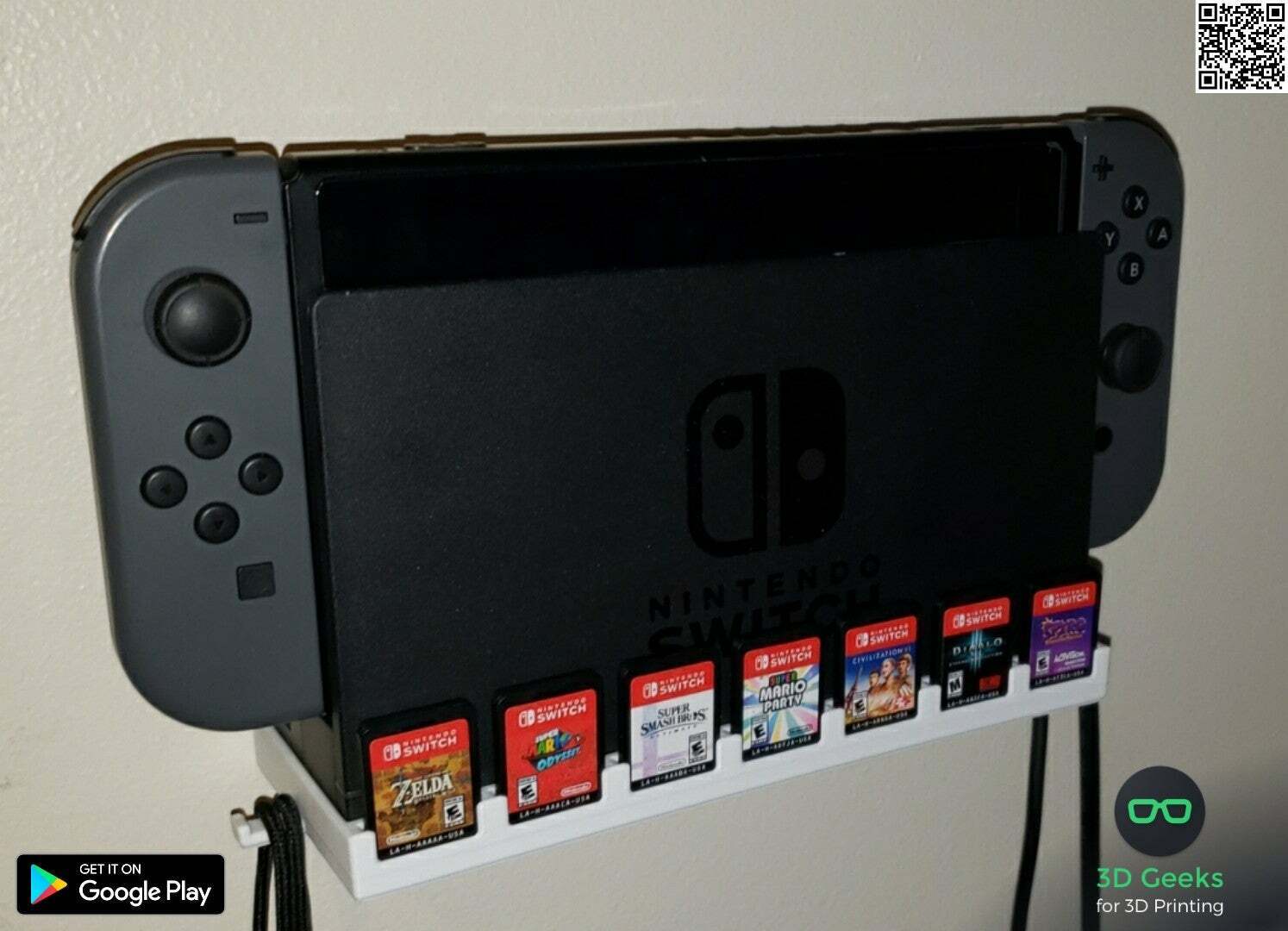 Arcade Docking Station Nintendo Switch/Oled Bar Top - Print in Place