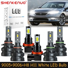 For Honda Accord 2005-2012 White Led Headlights High Low Beam Fog Light Bulbs Z8 For Honda Accord 2005-2012 White Led Headlights High Low Beam Fog Light Bulbs Z8