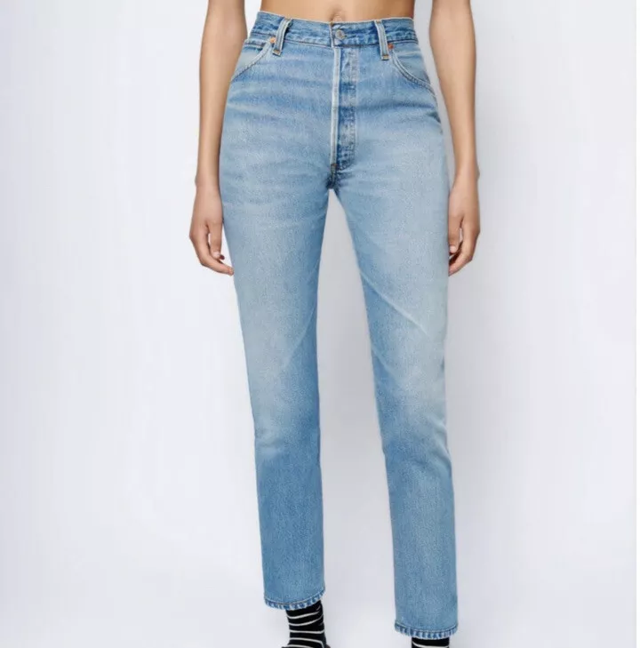 Redone levis High rise ankle crop
