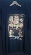 RARE Vintage Unforgiven WWF T-shirt The Rock, Kane, Undertaker, Chris Benoit XL