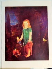 CHARLES WEBSTER HAWTHORNE  ART PIECES ORIG VTG 1977 ADVERTISEMENT,