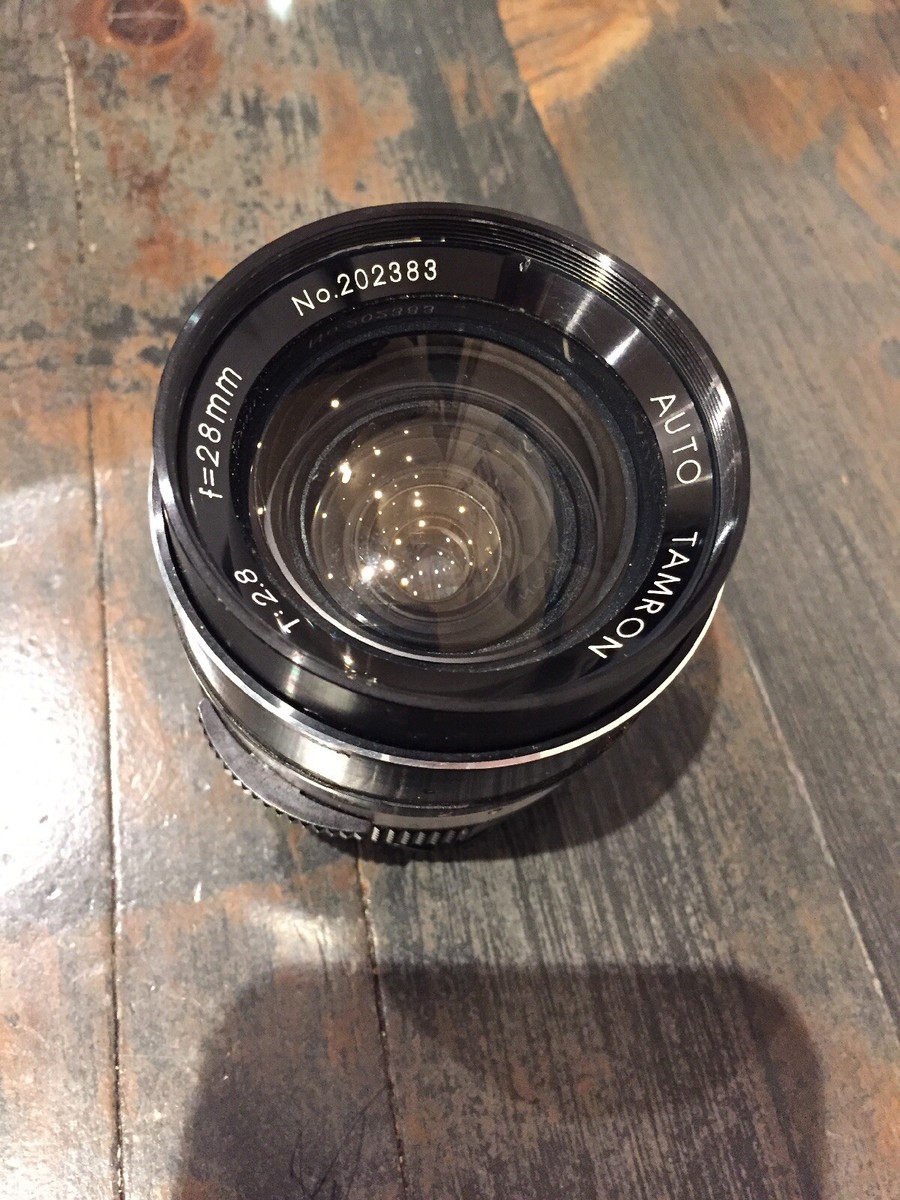 Auto Tamron 1:2.8 28mm Lens For Minolta SRT Adapt A Matic | eBay