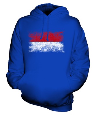 MONACO WEINLESE FLAGGE UNISEX KAPUZENPULLOVER HOODIE PULLI HOODY HERREN DAMEN