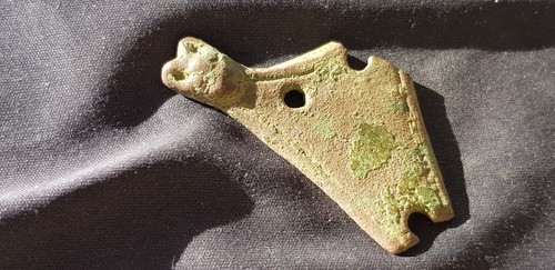 Very rare type Roman copper strap distributor Please read description L119b