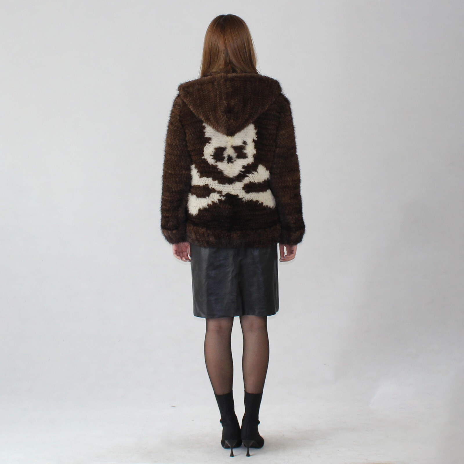 knitted mink jacket