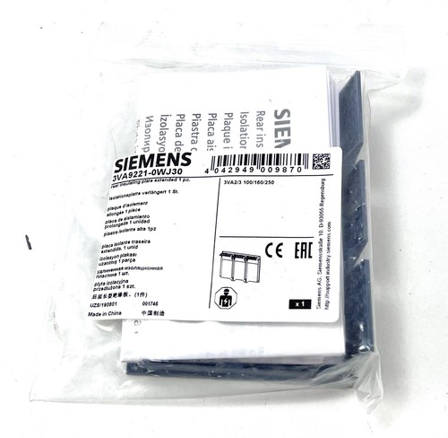 Siemens Isolationsplatte Verlängert 3VA9221-0WJ30 -unused/OVP- - Bild 2 von 4