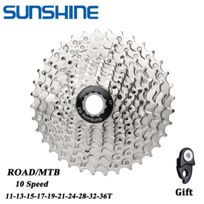 SUNSHINE Mountain Bike Cassette 10 Speed Freewheel Compatible