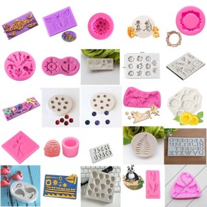 Multi Silicone Fondant Cake Mold Chocolate Baking Sugarcraft Decor Tool Mould EC