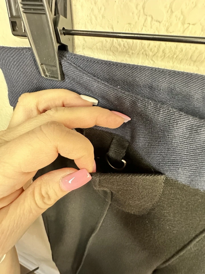 Anthropologie CARTONNIER Negro Azul Polo Montar Pantalones Leggings Pantalones Talla 6 Foto 3 de 4