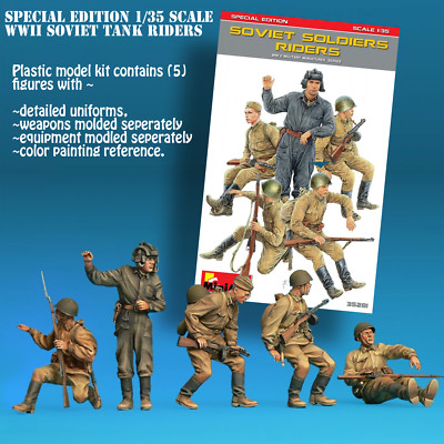 MINIART 1/35 SOVIET SOLDIERS RIDERS SPECIAL EDITION KIT 35281 | eBay