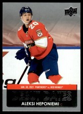 2021-22 Upper Deck Debut Dates Aleksi Heponiemi Florida Panthers #DD-16 R46
