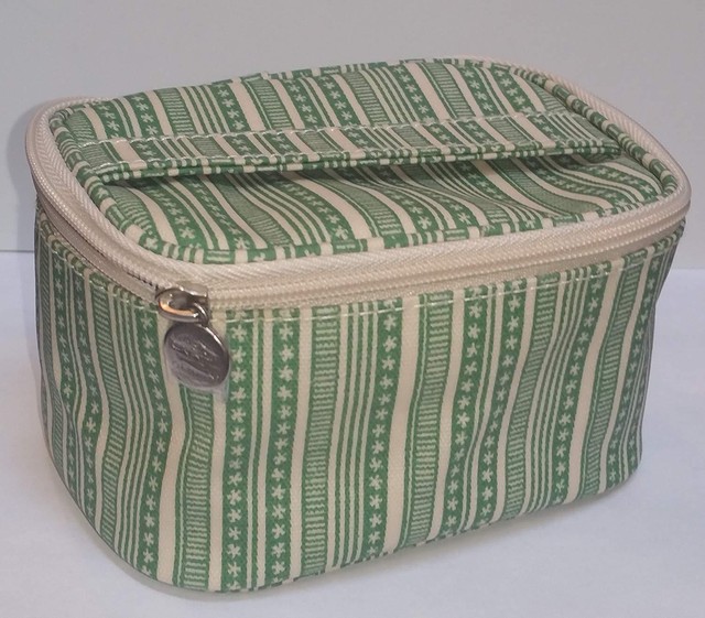 Origins Green Striped Mini Cosmetic Bag eBay
