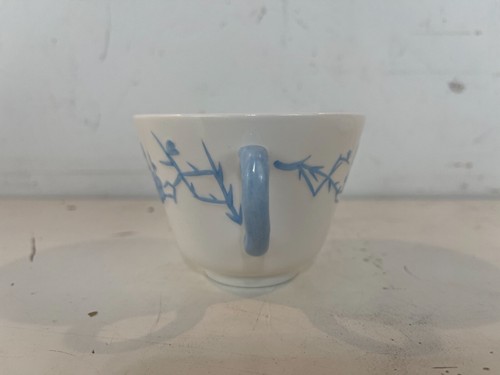 Copeland Spode “Blanche de Chine” Geisha Blue Porcelain Set of 8 Cups & Saucers - Picture 8 of 12