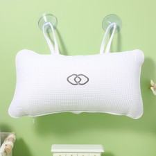 Bathroom Bath Cushion Pillow With Built In Air Bags Anti Slip Bathtub Pillow