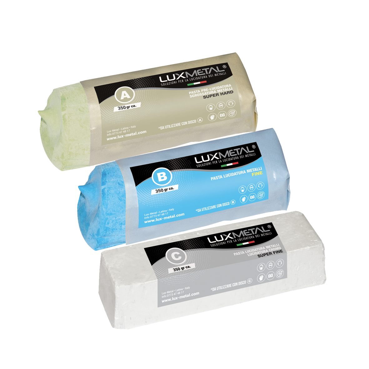 PASTA ABRASIVA : LUCIDATURA A SPECCHIO METALLI ACCIAIO INOX OTTONE - Foto 7