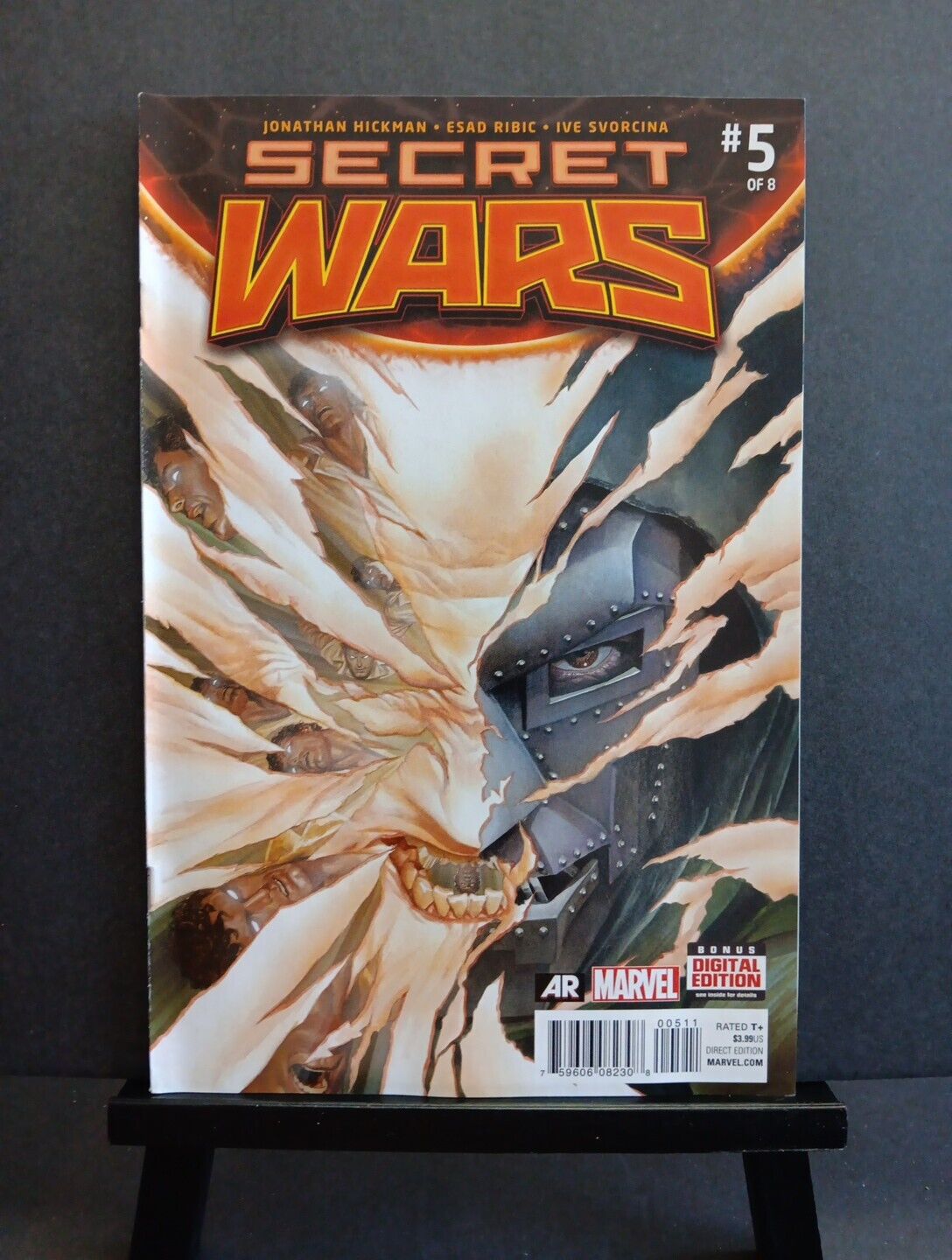 SECRET WARS #5 VF- 7.5 2015 COVER A ALEX ROSS EMPEROR DOOM VARIANT MCU 🔑 Marvel