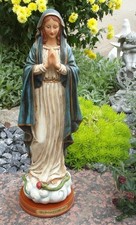 Grabfigur Maria Empfängnis  Madonna Mutter Gottes heiligen Figur 31 cm  Neu