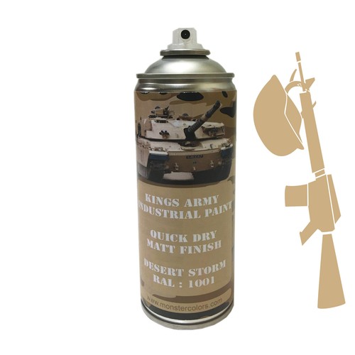 Kings Army Spray Paint Military Vehicle Paint, paintball, airsoft