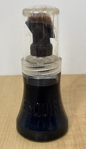 Vintage Esquire Scuff-Kate Black Self Shining Liquid Shoe Polish with Brush